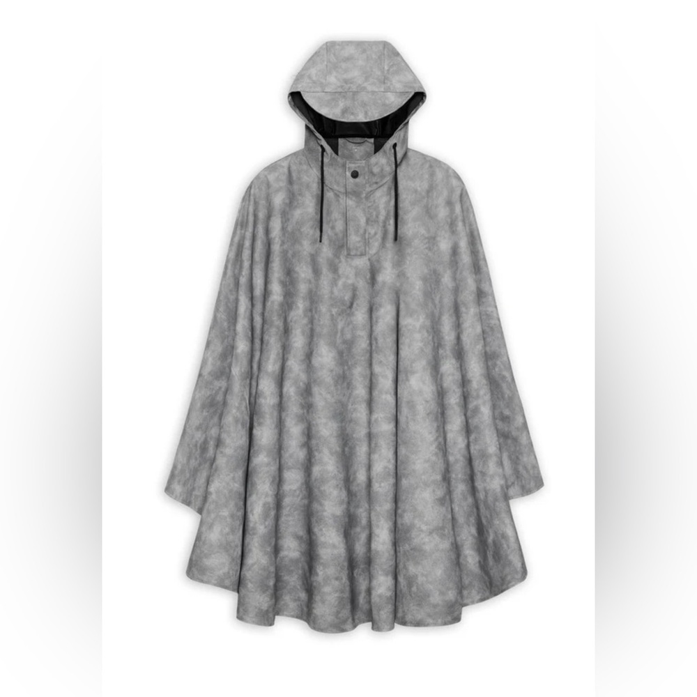 RAINS W3 Cape in Distressed Grey UNISEX